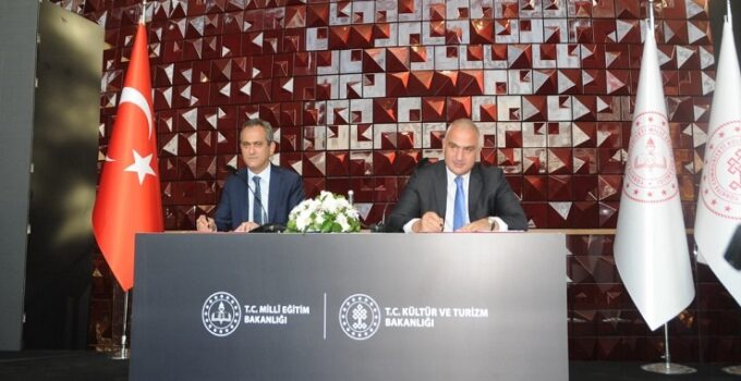 MEB ile Kültür Ve Turizm Bakanlığı Arasında İş Birliği Protokolü İmzalandı